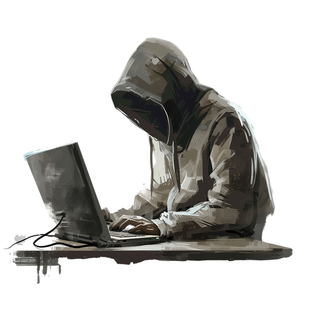 Grafika "Computer Hacker"